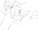 Handle Assembly Diagram and Parts List for 34002 290000001-290999999 - 2009 Lawn Boy Snow Blower